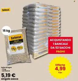 Interspar Pellet di legna - EN PLUS A1 offerta