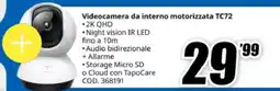 MediaWorld tp-link Videocamera da interno motorizzata TC72 offerta