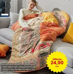 Interspar Plaid Dolce Notte 130x170cm con stampa digitale offerta