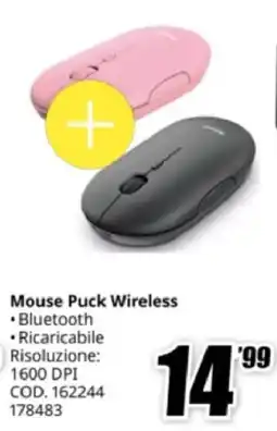 MediaWorld Trust. Mouse Puck Wireless offerta