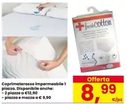 Interspar Coprimaterasso impermeabile 1 piazza offerta