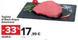 Carrefour Market Tagliata di Black Angus Americano offerta