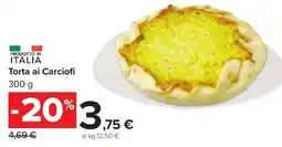 Carrefour Market Torta ai Carciofi offerta