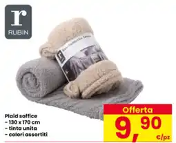 Interspar RUBIN Plaid soffice offerta
