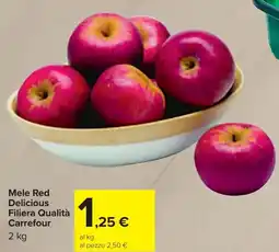 Carrefour Market Mele Red Delicious Filiera Qualità Carrefour offerta