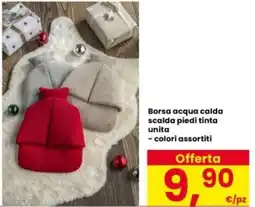 Interspar Borsa acqua calda scalda piedi tinta unita offerta