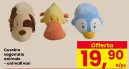 Interspar Cuscino sagomato animale offerta