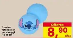 Interspar Cuscino rotondo con personaggi offerta