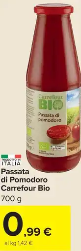 Carrefour Market Passata di Pomodoro Carrefour Bio offerta