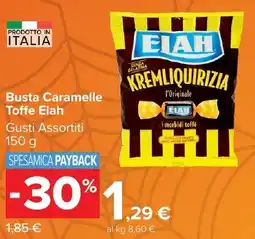 Carrefour Market Busta Caramelle Toffe Elah offerta