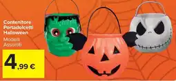 Carrefour Market Contenitore Portadolcetti Halloween offerta