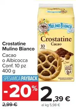 Carrefour Market Crostatine Mulino Bianco offerta
