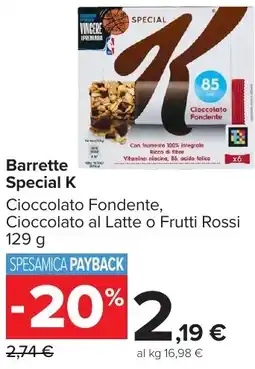 Carrefour Market Barrette Special K offerta