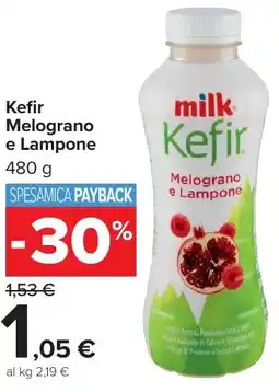 Carrefour Market Kefir Melograno e Lampone offerta