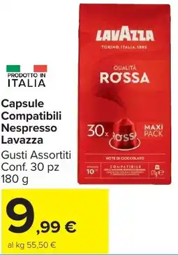 Carrefour Market Capsule Compatibili Nespresso Lavazza offerta