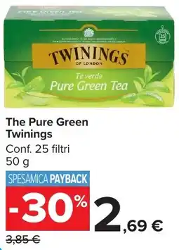 Carrefour Market The Pure Green Twinings offerta