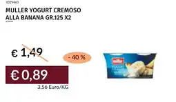 Prezzemolo e Vitale Muller yogurt cremoso alla banana offerta