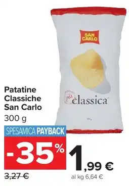 Carrefour Market Patatine Classiche San Carlo offerta