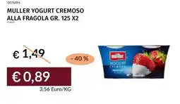 Prezzemolo e Vitale Muller yogurt cremoso alla fragola offerta