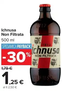 Carrefour Market Ichnusa Non Filtrata offerta
