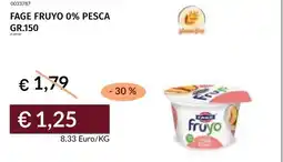 Prezzemolo e Vitale Fage fruyo 0% pesca offerta