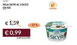 Prezzemolo e Vitale Mila skyr al cocco offerta