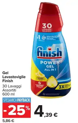 Carrefour Market Gel Lavastoviglie Finish offerta