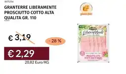 Prezzemolo e Vitale Granterre liberamente prosciutto cotto alta qualita offerta