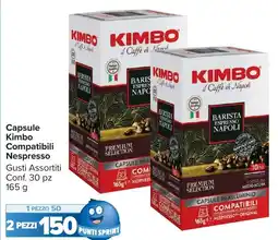 Carrefour Market Capsule Kimbo Compatibili Nespresso offerta