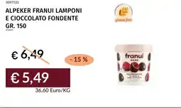 Prezzemolo e Vitale Alpeker franui lamponi e cioccolato fondente offerta