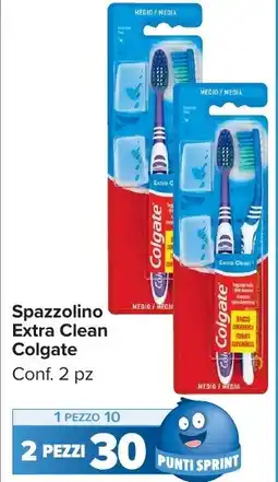 Carrefour Market Spazzolino Extra Clean Colgate offerta