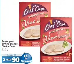 Carrefour Market Scaloppine al Vino Bianco Chef a Casa offerta
