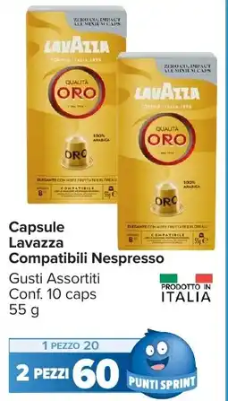 Carrefour Market Capsule Lavazza Compatibili Nespresso offerta