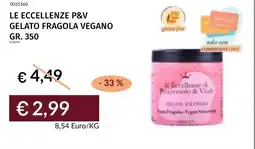 Prezzemolo e Vitale Le eccellenze p&v gelato fragola vegano offerta
