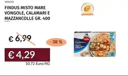 Prezzemolo e Vitale Findus misto mare vongole, calamari e mazzancolle offerta