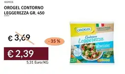 Prezzemolo e Vitale Orogel contorno leggerezza offerta