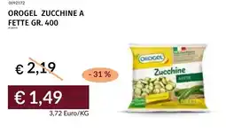 Prezzemolo e Vitale Orogel zucchine a fette offerta