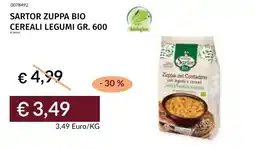 Prezzemolo e Vitale Sartor zuppa bio cereali legumi offerta