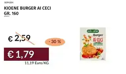 Prezzemolo e Vitale Kioene burger ai ceci offerta