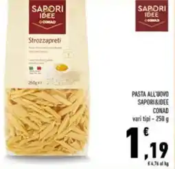 Conad Pasta all'uovo sapori&idee conad offerta