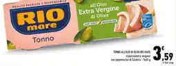 Conad Tonno all'olio di oliva rio mare offerta