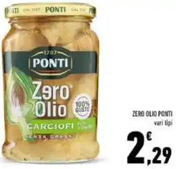 Conad Zero olio ponti offerta