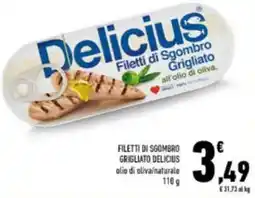 Conad Filetti di sgombro grigliato delicius offerta