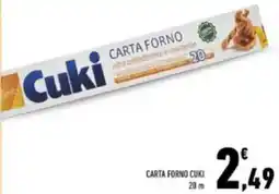 Conad Carta forno cuki offerta