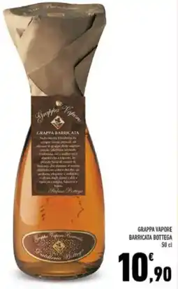 Conad Grappa vapore barricata bottega offerta