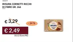 Prezzemolo e Vitale Misura cornetti ricchi di fibre offerta