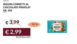Prezzemolo e Vitale Misura cornetti al cioccolato privolat offerta
