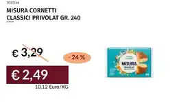 Prezzemolo e Vitale Misura cornetti classici privolat offerta