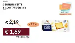 Prezzemolo e Vitale Gentilini fette biscottate offerta