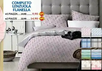 Risparmio Casa Lenzuola completo flanella offerta